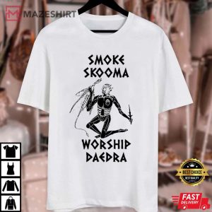 Smoke Skooma Worship Daedra Gamer Heartbeat T Shirt 2
