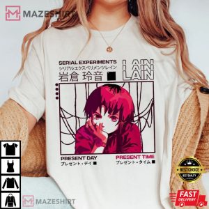 Serial Experiments Lain Japanese Anime Gift For Fans T Shirt 1
