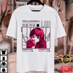 Serial Experiments Lain Japanese Anime Gift For Fans T Shirt 4