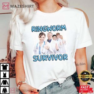 Ringworm Survivor Skin Disease T Shirt 2