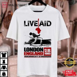 Live Aid Concert At Wembley Stadium T Shirt 2