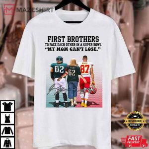 Jason Kelce Vs Travis Kelce Philadelphia Vs Kansas City T Shirt 4