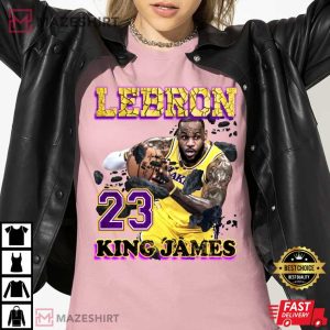 KING Lebron James 90s Vintage Bootleg Style T Shirt 1