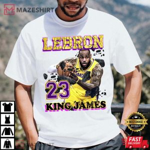 KING Lebron James 90s Vintage Bootleg Style T Shirt 2
