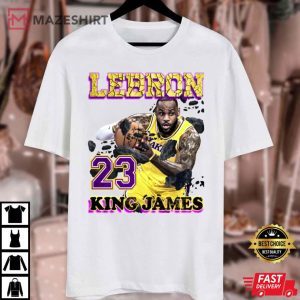 KING Lebron James 90s Vintage Bootleg Style T Shirt 4