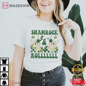 Shamrock n Roll St Patricks Day St Paddys Irish T Shirt 1