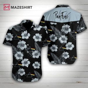 Pink Floyd Floral Hawaiian Shirt