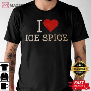 I Love Ice Spice I Heart Ice Spice T Shirt 4