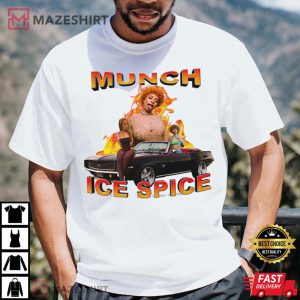 Ice Spice Munch Vintage T Shirt 4