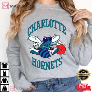 Vintage Charlotte Hornets T Shirt 4