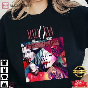 Madonna Four Decades The Celebration World Tour T Shirt 2