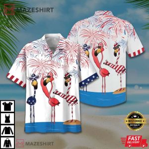 American Flamingoes Hawaiian Shirt