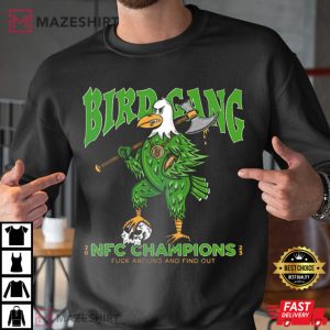 Bird Gang Jalen Hurts Philadelphia Eagles NFC Champions T Shirt 3