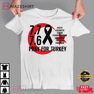 Pray For Turkey Earthquake Fundraiser T Shirt 4