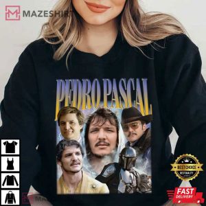 Pedro Pascal Nacos Javier Pena Retro Vintage T Shirt 3