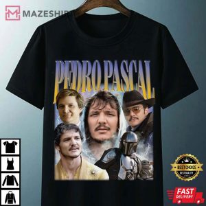 Pedro Pascal Nacos Javier Pena Retro Vintage T Shirt 4