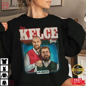 The Kelce Brothers Philadelphia vs Kansas City Champion Bowl T Shirt 2