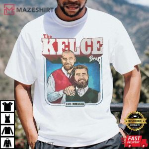 The Kelce Brothers Philadelphia vs Kansas City Champion Bowl T Shirt 3