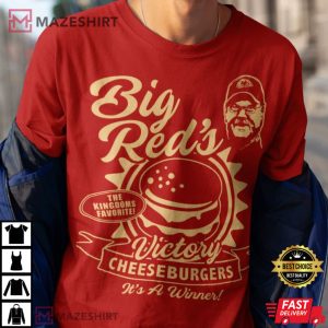 Kansas City Chiefs Big Reds Cheeseburger T Shirt 2