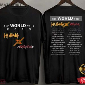 Def Leppard x Motley Crue World Tour 2023 T-Shirt