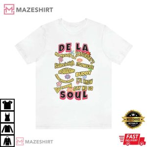 Vintage De La Soul Posdnuos Trugoy Maseo Golden Age Hip Hop T Shirt 4