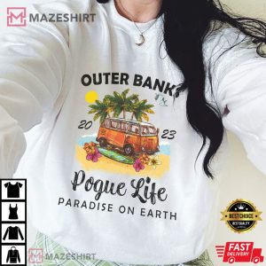 Outer Banks Pogue 2023 Paradise On Earth North Carolina T Shirt 3 1
