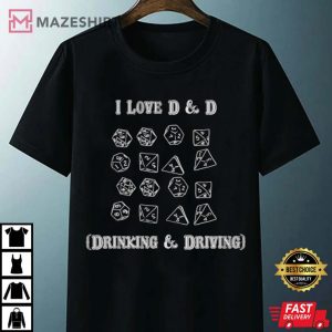 I Love D D Drinking And Driving Unisex T Shirt 4