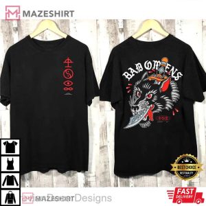 Bad Omens Band Wolf Dagger 2023 T-Shirt