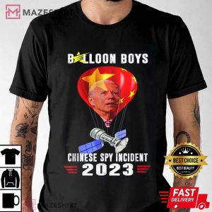 Chinese Surveillance Balloon Boys Biden T Shirt 3