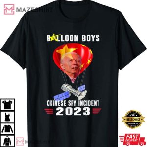 Chinese Surveillance Balloon Boys Biden T Shirt 4