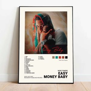 Myke Towers Easy Money Baby Poster