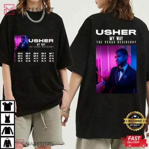 Usher My Way The Vegas Residency Tour 2023 T-Shirt Usher My Way The Vegas Residency Tour 2023 T-Shirt