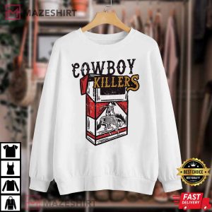 Cowboy Killers Skeleton Cowboy Skeleton Cigarettes T Shirt 4