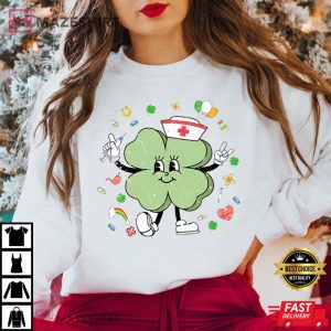 St Patricks Day Nurse Lucky Pharmacist T Shirt 4