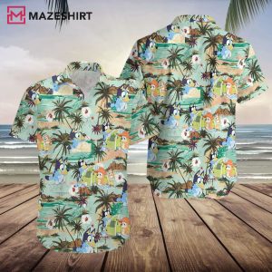 Bluey Family Funny Family Vacation Hawaiian Shirt 1