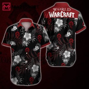 World Of Warcraft Floral Pattern Hawaiian Shirt