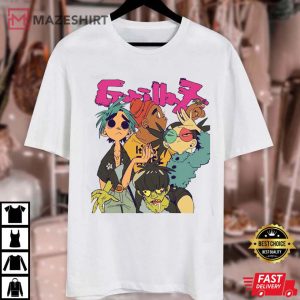 Limited Gorillaz Alternative Rock Virtual Band T Shirt 2