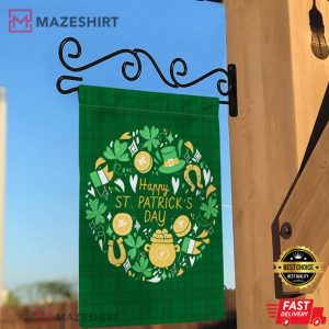 Beer Lover Gifts St Patricks Day Hat Shamrock Garden Flag 2