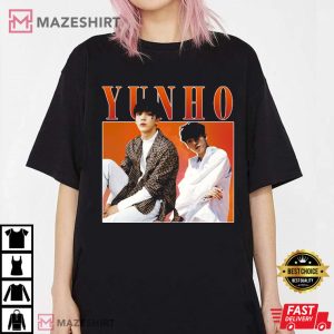 Jeong Yunho Vocalist Of Ateez Band T Shirt 2