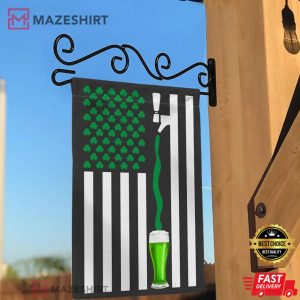 Shamrock Garden St. Patricks Day Decorative Flag 2