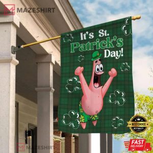Patrick Star Its St.Patricks Day Decorative Garden Flag 1
