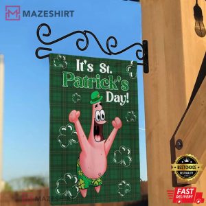 Patrick Star Its St.Patricks Day Decorative Garden Flag 2