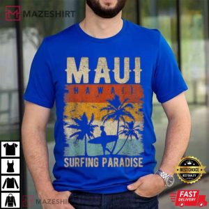 Maui Hawaii Surfing Paradise Souvenir T Shirt 2