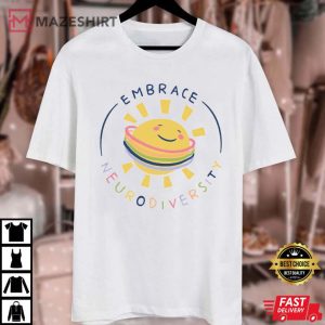 Embrace Neurodiversity Autism Rainbow Autism Teacher T Shirt 2
