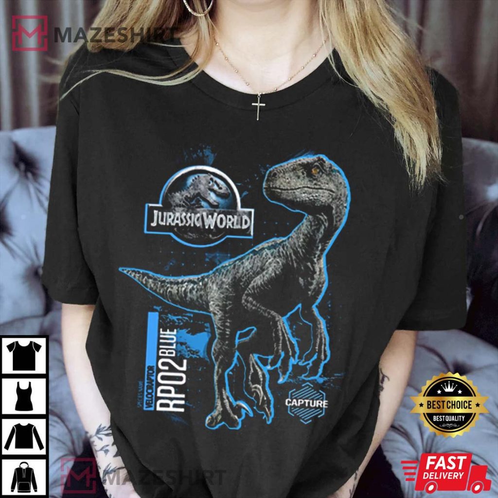 Jurassic World Blue Raptor, Universal Orlando TShirt Mazeshirt