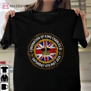 King Charles III Coronation Celebration Saturday 6th May 2023 T Shirt 4