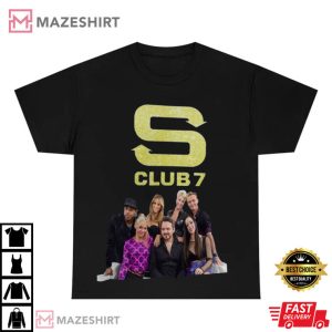 S Club 7 2015 Retro Vintage T Shirt 4