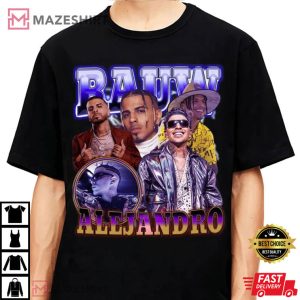 Rauw Alejandro Vintage 90s Bootleg Retro T Shirt 2