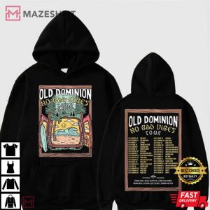 Old Dominion Band No Bad Vibes Tour 2023 T Shirt 2
