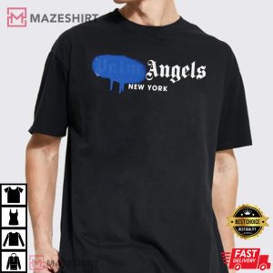 Palm Angels New York Sprayed T Shirt 1